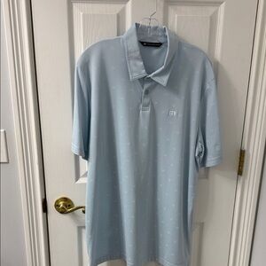 Travis Mathew Sky Blue Polo Shirt
